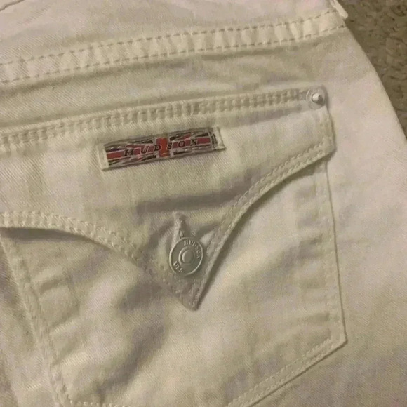 NWOT Hudson Ginny crop jeans in white size 26 - Picture 2 of 6
